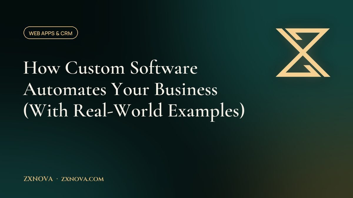 How Custom Software Automates Your Business (With Real-World Examples)
