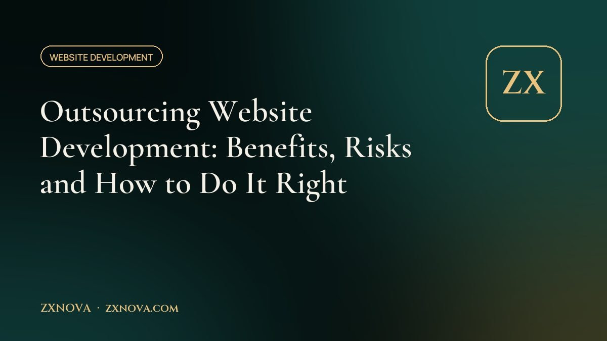 Outsourcing Website Development: Benefits, Risks and How to Do It Right