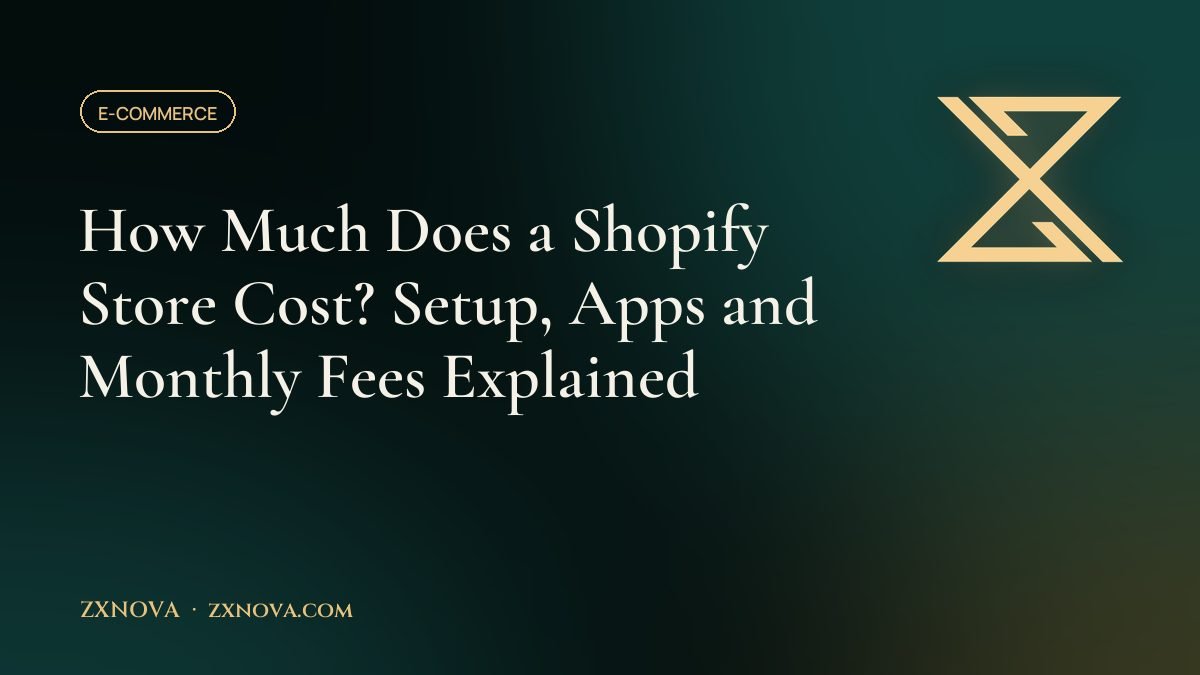 How Much Does a Shopify Store Cost? Setup, Apps and Monthly Fees Explained